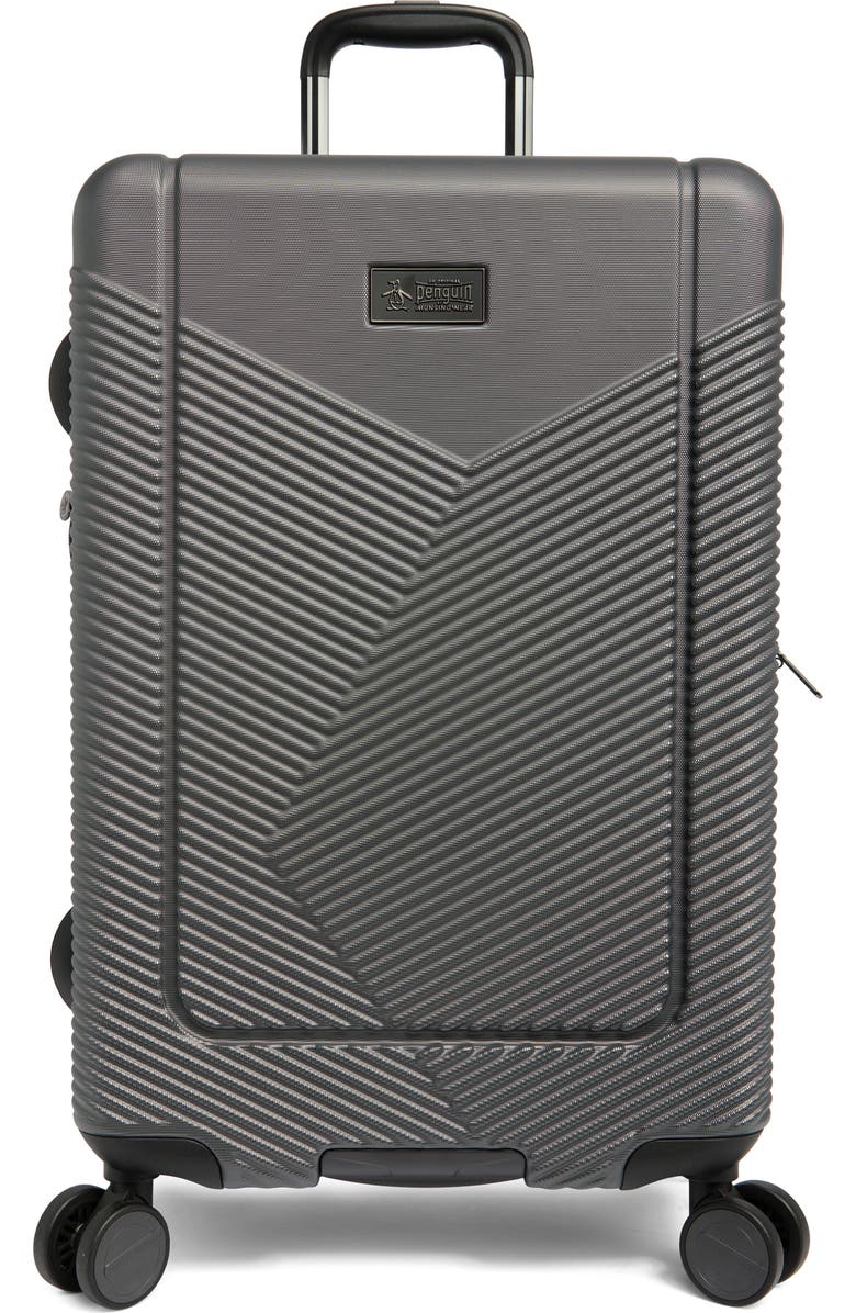 Original Penguin Eli 25-Inch Hardside Spinner Luggage, Main, color, Charcoal