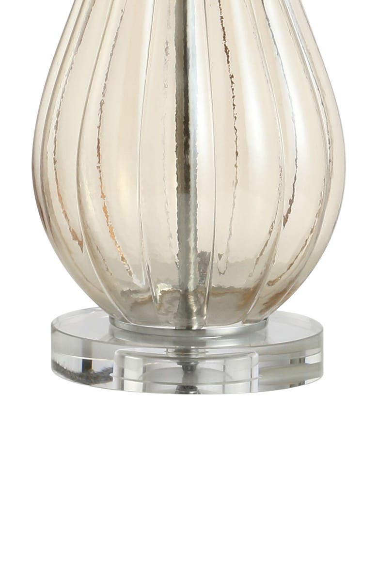 Dew Drop 32.75" Glass/Crystal LED Table Lamp, Champagne, Alternate, color, Champagne