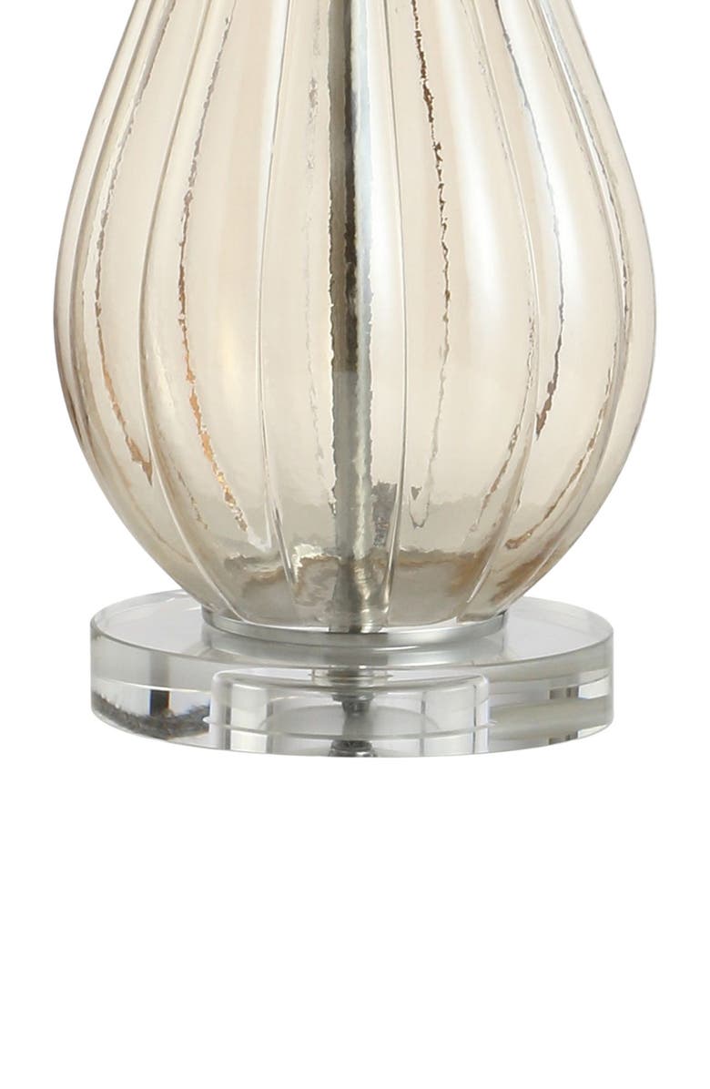JONATHAN Y Dew Drop 32.75" Glass/Crystal LED Table Lamp, Champagne, Alternate, color, Champagne