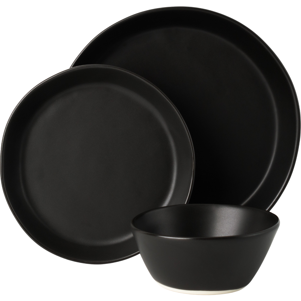 Haand Skali Coupe Dinnerware Set In Black