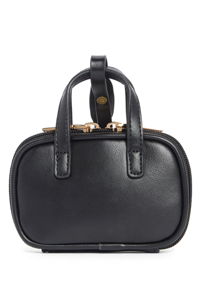 Melie Bianco Natasha Micro Bag Charm, Alternate, color, Black