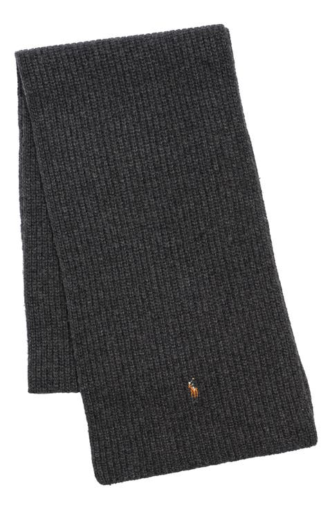 Signature Polo Pony Wool Blend Scarf