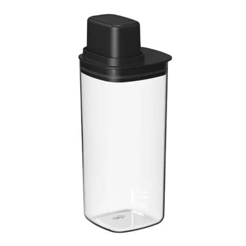 6 Cup Clear Airtight Food Storage Container with Measuring Cup