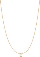 BYCHARI Initial Pendant Necklace