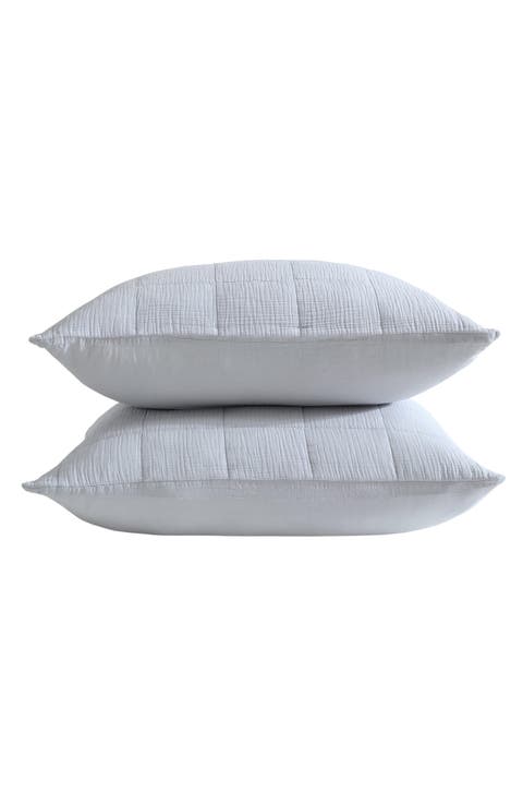 Quilted Cotton Gauze Euro Pillow Sham