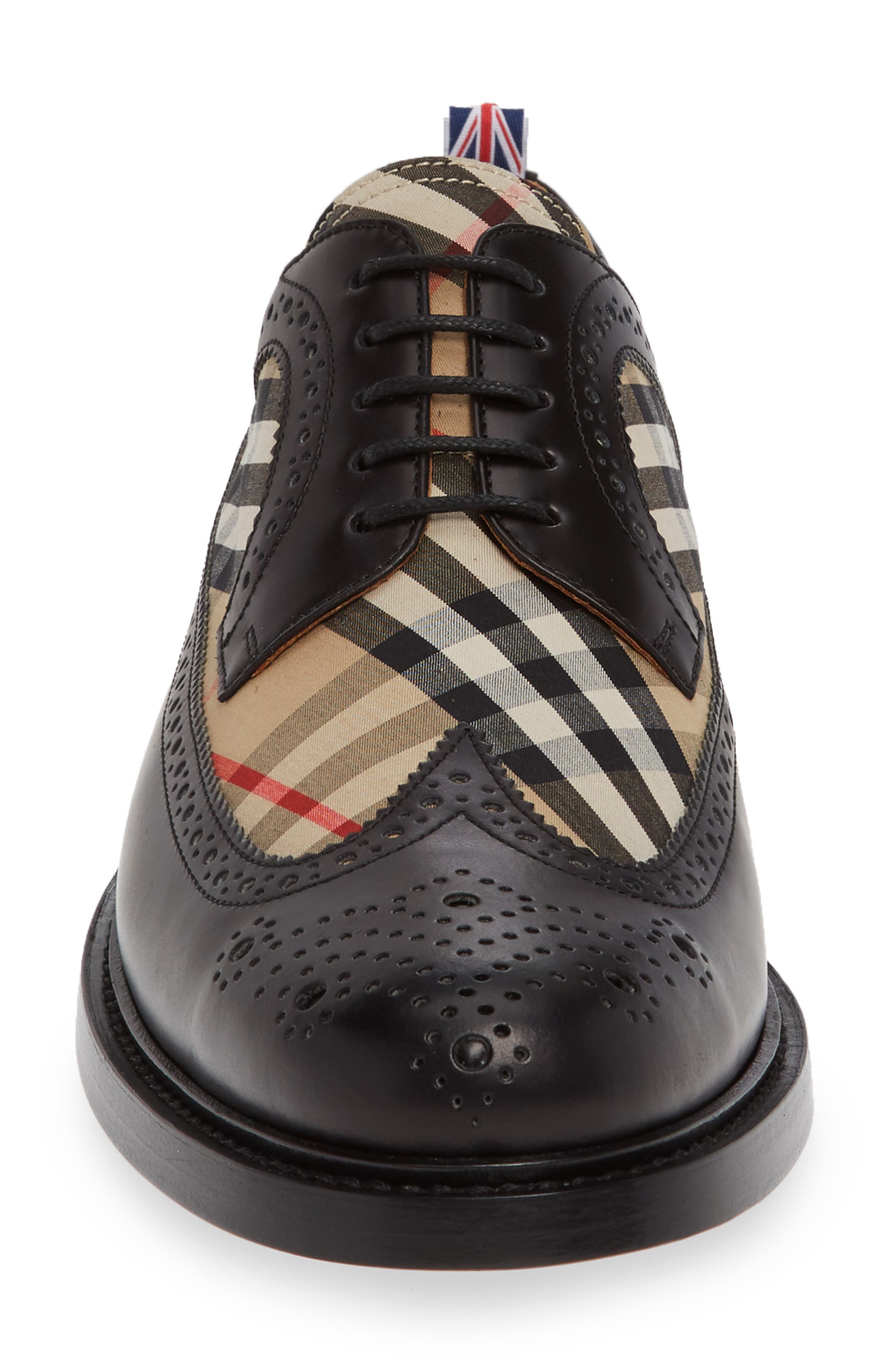 Arndale Wingtip, Alternate, color, BLACK/ ARCHIVE BEIGE