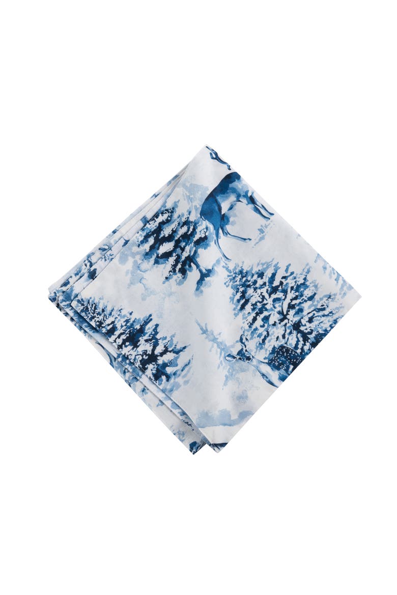Frasier 100% Cotton Set of 6 Cloth Napkins, Alternate, color, White