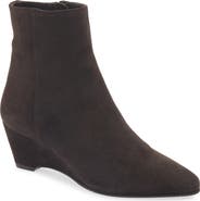 Aquatalia Kellini Waterproof Leather Wedge Bootie