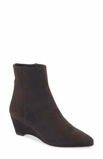 Kellini Waterproof Leather Wedge Bootie