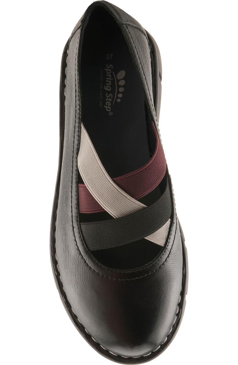 Spring Step Jax Mary Jane Wedge, Alternate, color, Black Multi
