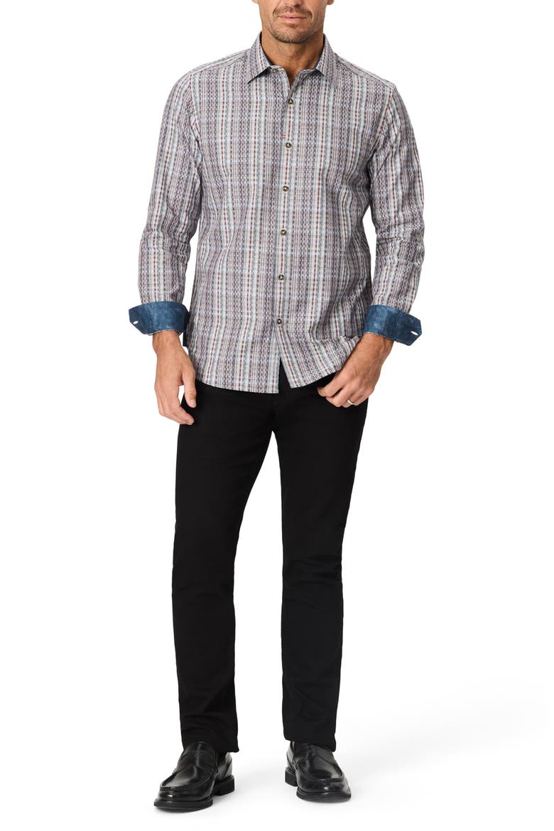 Elroy Long Sleeve Woven Shirt, Alternate, color, MULTI