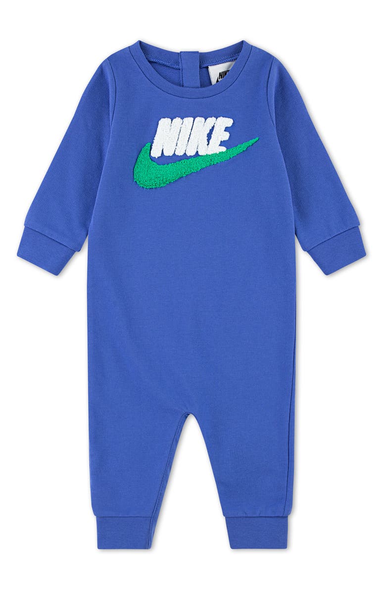 Nike Kids' Club Romper, Main, color, Comet Blue