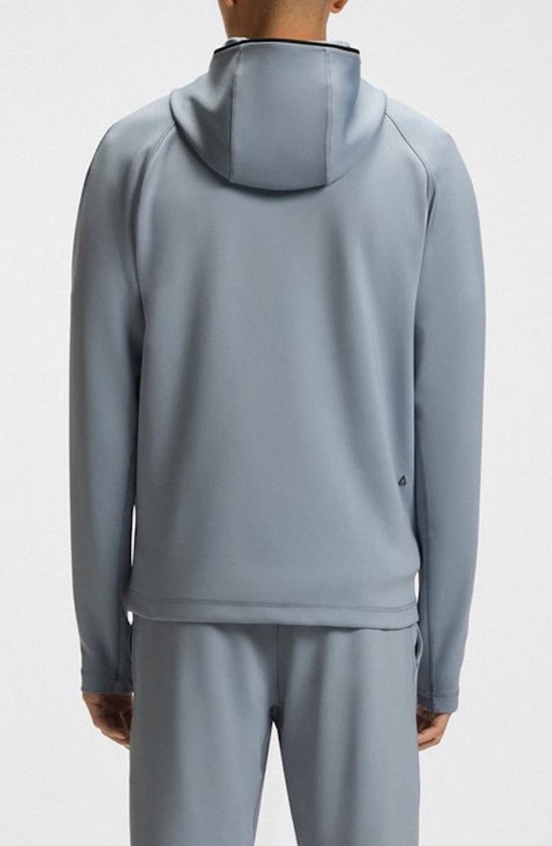 BOSS Sicon Active Full Zip Hoodie, Alternate, color, Dark Grey