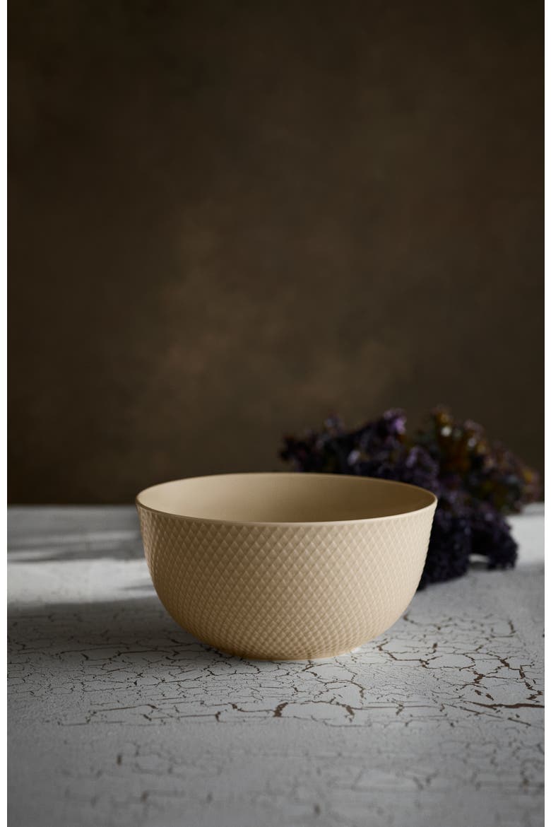 Lyngby Rhombe Earth Marble Serving Bowl, Alternate, color, Marble