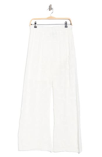 Forgotten Grace Embroidered Pull On Pants In White