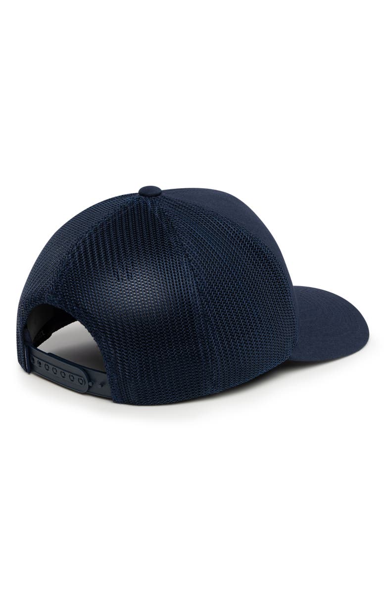TravisMathew Presidential Suite Trucker Hat, Alternate, color, Mood Indigo