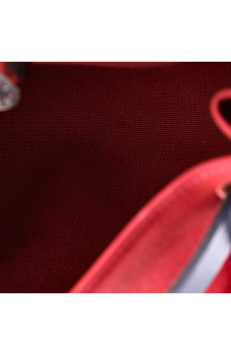 Pre-Owned Hermes Herbag Zip Leather and Toile 31, Alternate, color, Rouge Grenat