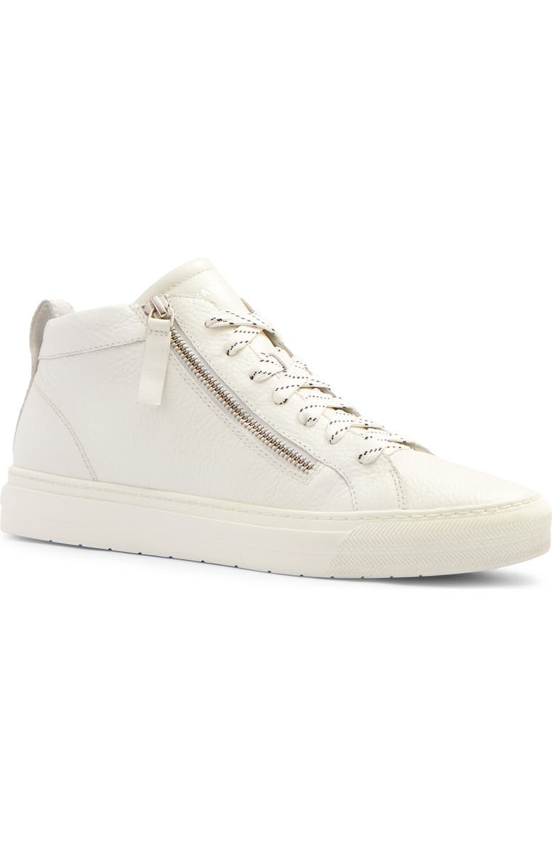 FRANKIE4 Morgan Mid Top Sneaker, Main, color, White Tumbled