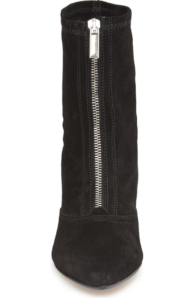 Topshop Martin Block Heel Bootie, Alternate, color,