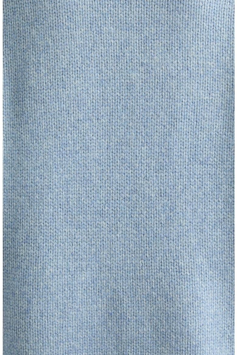 Oversize Lambswool Turtleneck Sweater, Alternate, color, VINTAGE BLUE