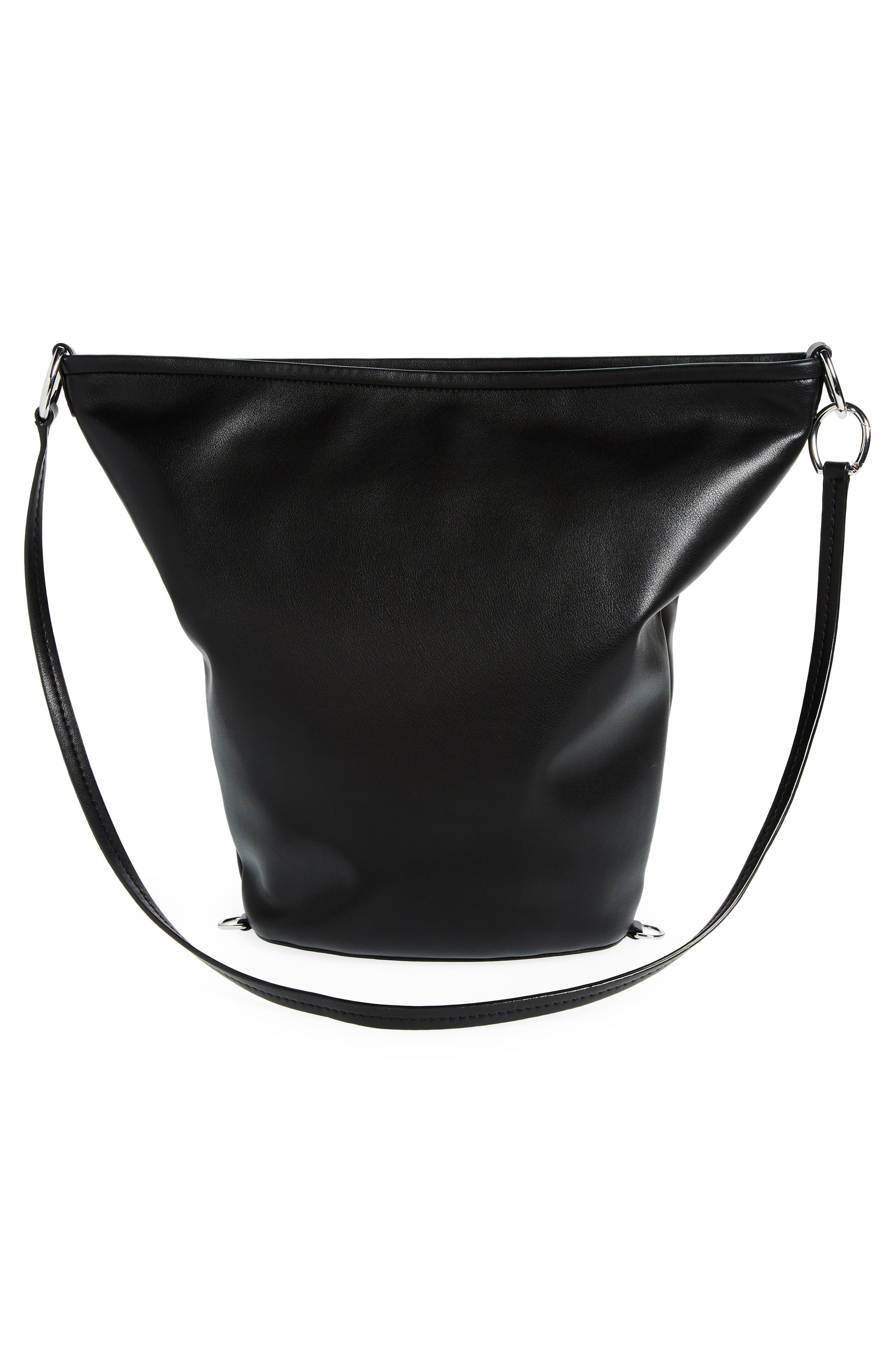 Proenza Schouler White Label Spring Leather Bucket Bag, Alternate, color, 