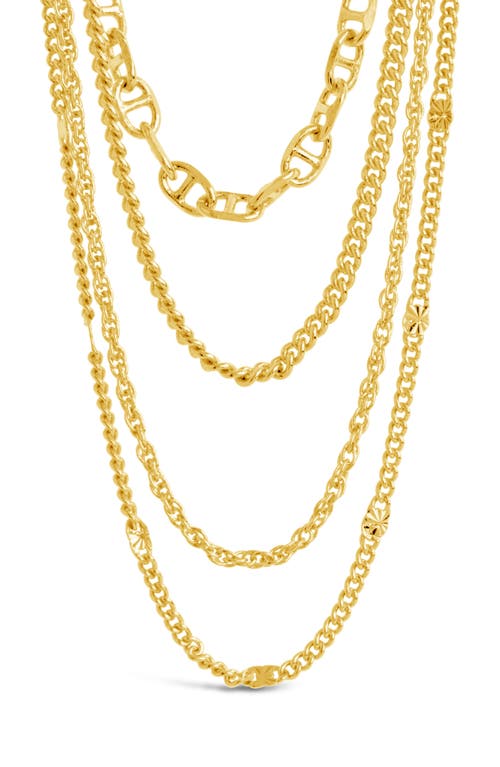 Sterling Forever Lulu Layered Chain Necklace