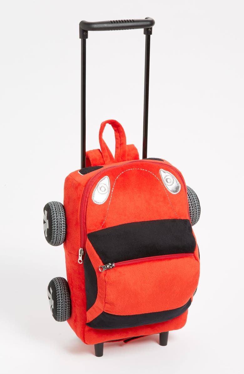 Popatu 'Red Car' Rolling Backpack, Main, color, 