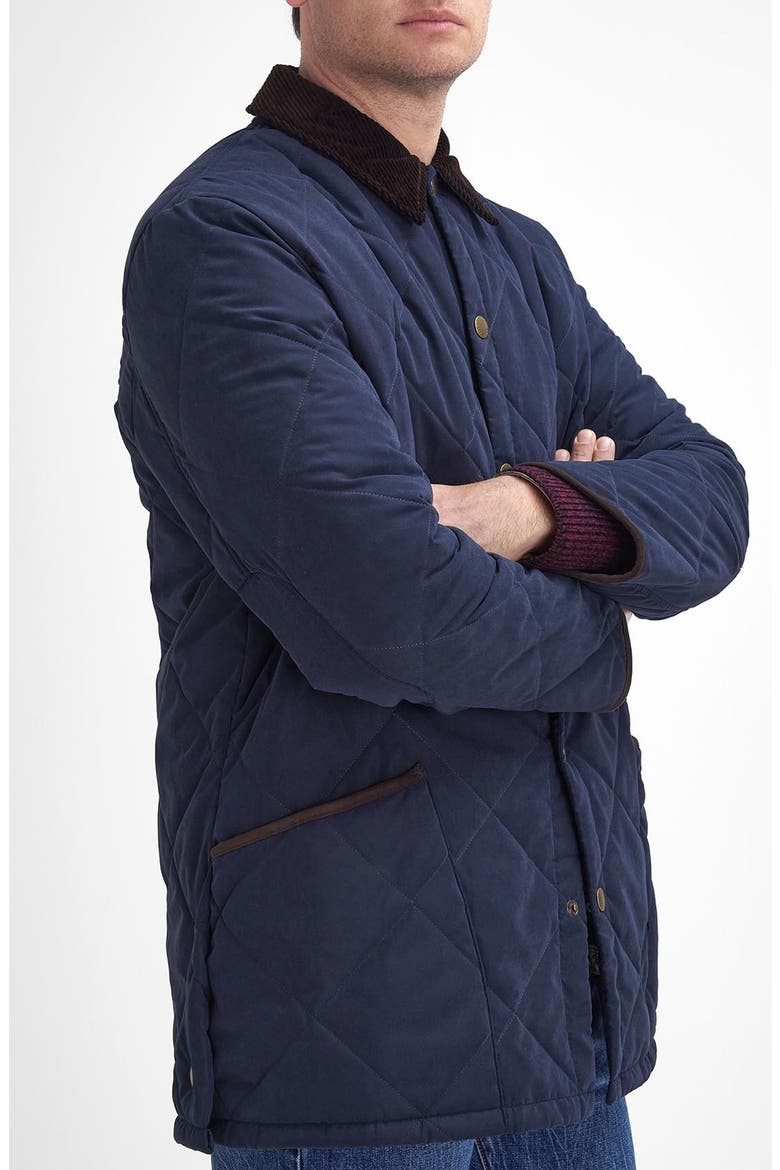 Country Liddesdale Quilted Jacket, Alternate, color, NAVY BLUE