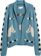 THE GREAT. Stable Lodge Jacquard Cardigan