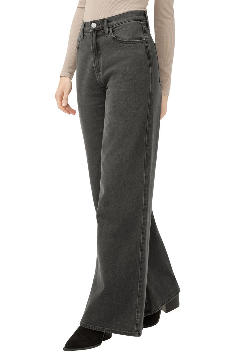 Silver Jeans Co. Highly Desirable High Waist Ultra Wide Leg Jeans, Alternate, color, Ash