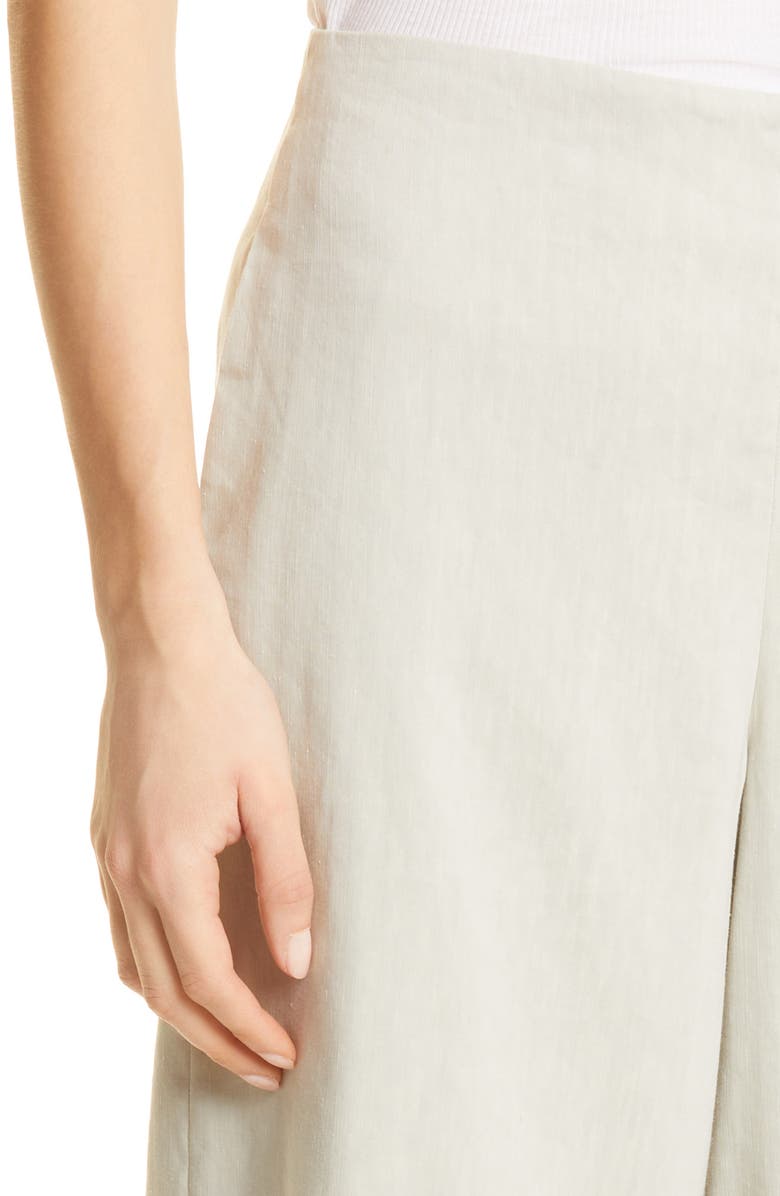 Vince Crop Wide Leg Linen Blend Pants, Alternate, color,