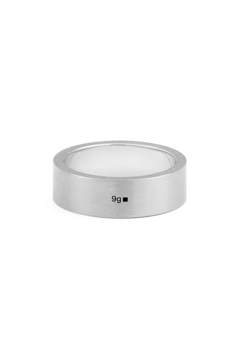 Men's Ribbon 11G Brushed Sterling Silver Band Ring, Main, color, SILVER