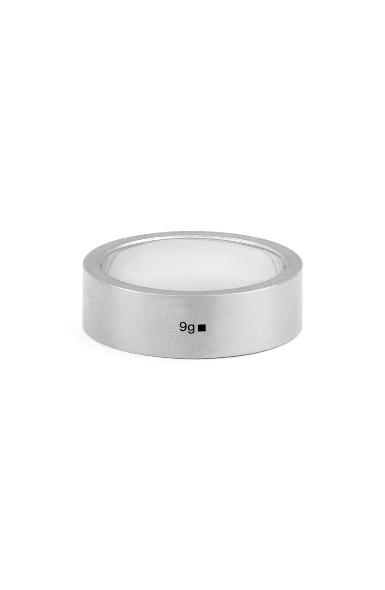 le gramme Men's Ribbon 11G Brushed Sterling Silver Band Ring, Main, color, 