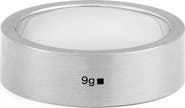 le gramme Men's Ribbon 11G Brushed Sterling Silver Band Ring