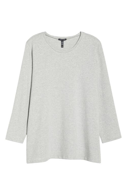 Eileen Fisher Long Sleeve Tunic Top In White