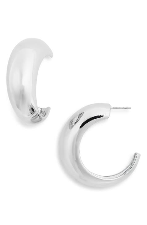 Tapered Hoop Earrings