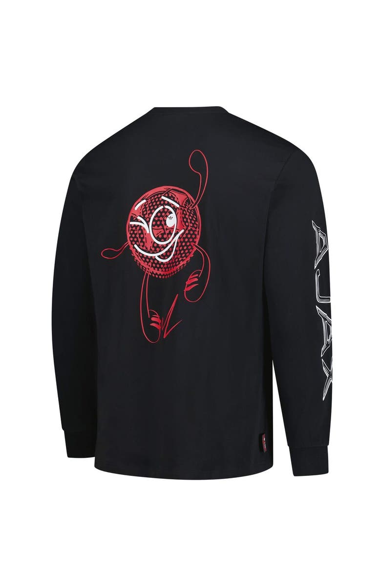 adidas Men's adidas Black Ajax Culturewear Graphic Long Sleeve T-Shirt, Alternate, color, Black