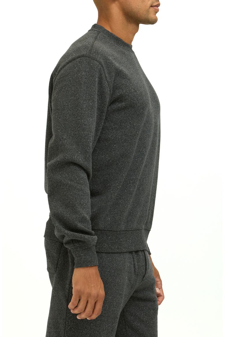 Dallas Pullover Sweatshirt, Alternate, color, HEATHER BLACK