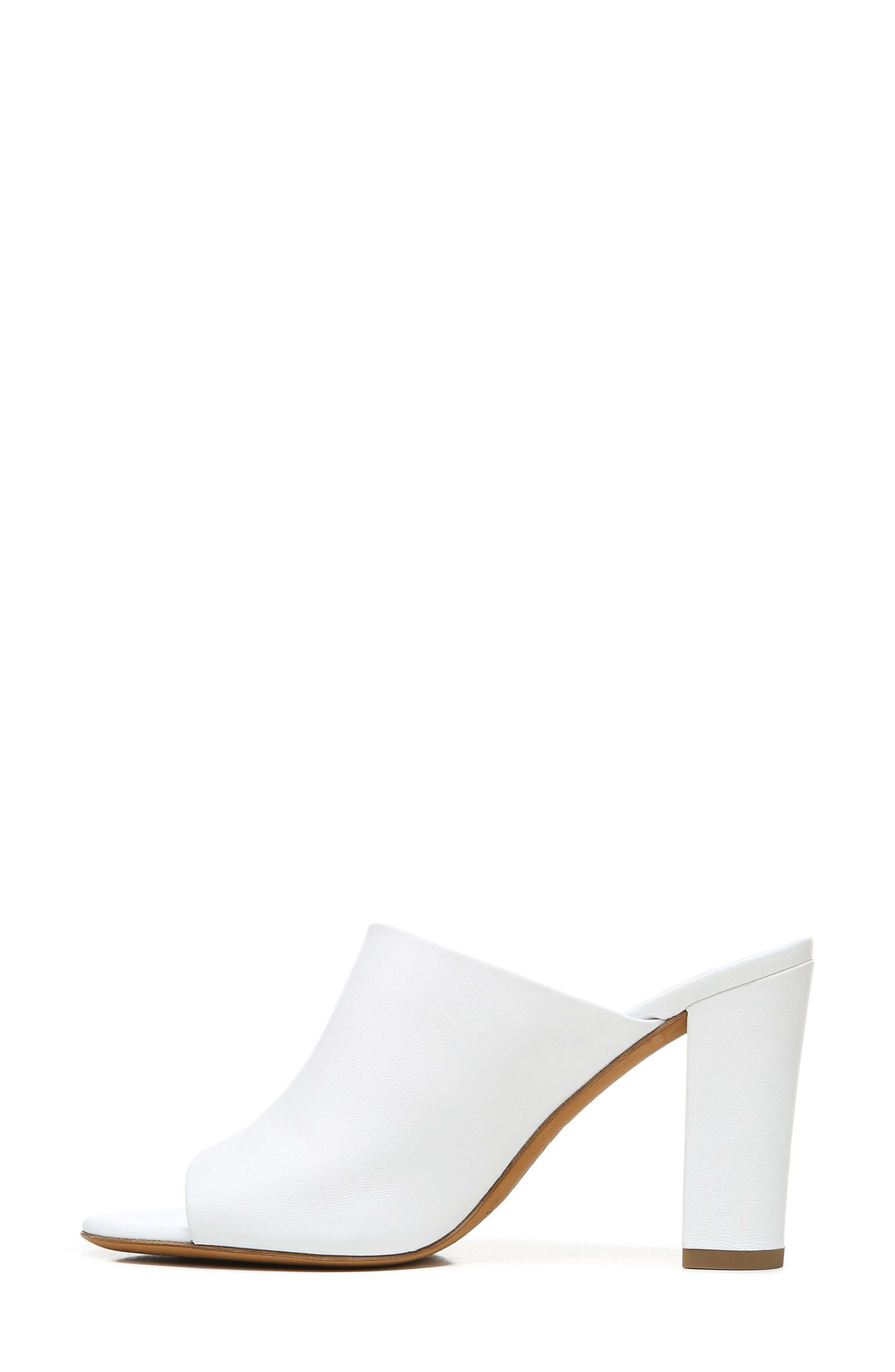 Hanna Block Heel Slide Sandal, Alternate, color, OPTIC WHITE