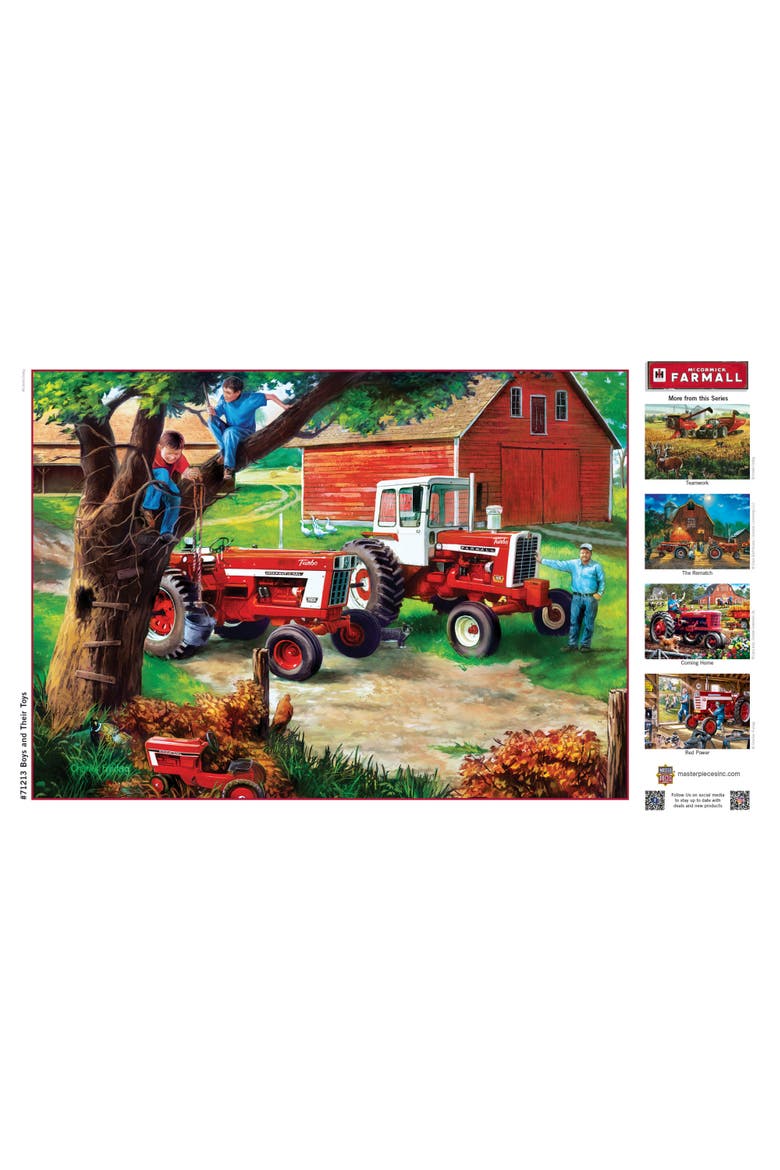 Farmall Boys & Their Toys 1000pc Puzzle, Alternate, color, Multicolor