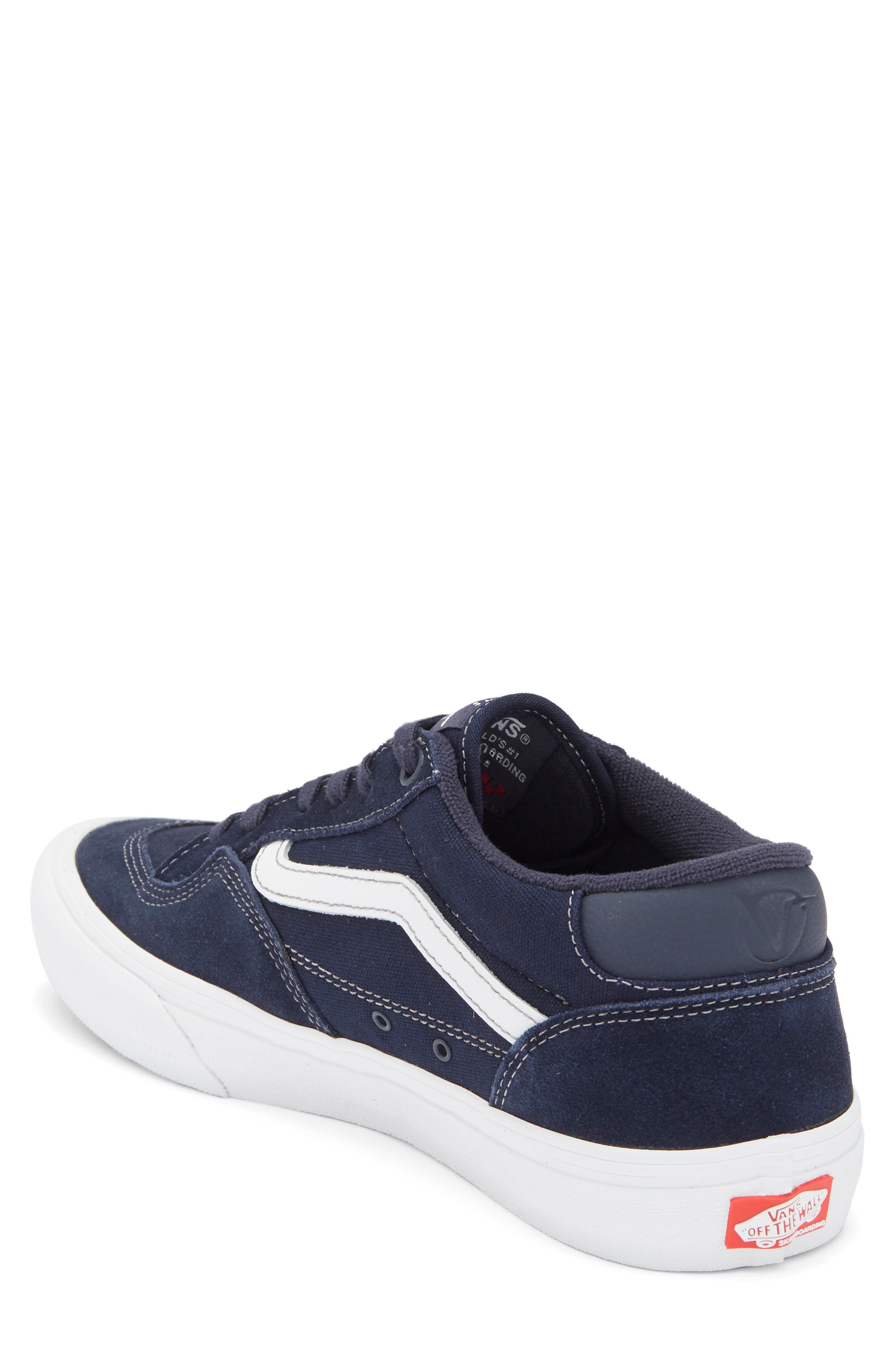 Skate Rowan Sneaker, Alternate, color, NAVY/WHITE
