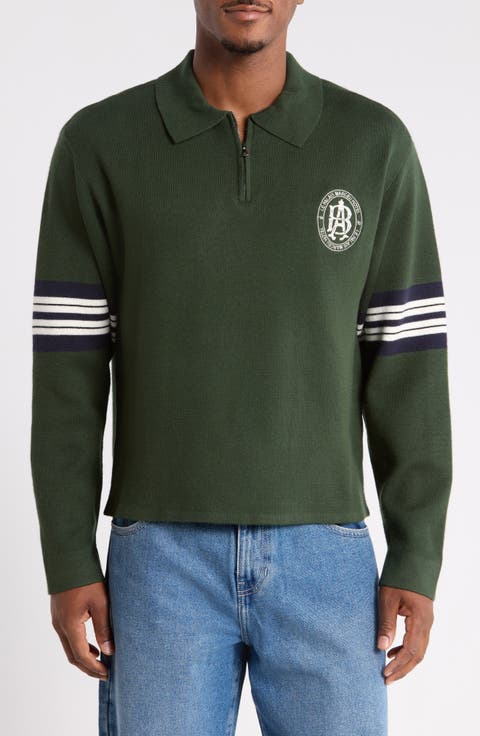 Le Palais Long Sleeve Zip Polo