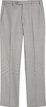 Zanella Devon Flat Front Wool Dress Pants