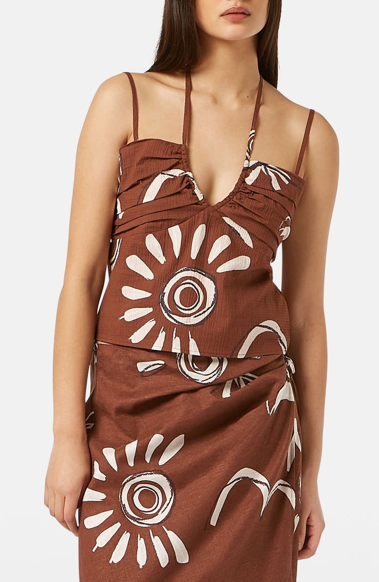 Scotch & Soda Gathered Strappy Tank, Main, color, 