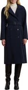 Lauren Ralph Lauren Crepe Belted Coat
