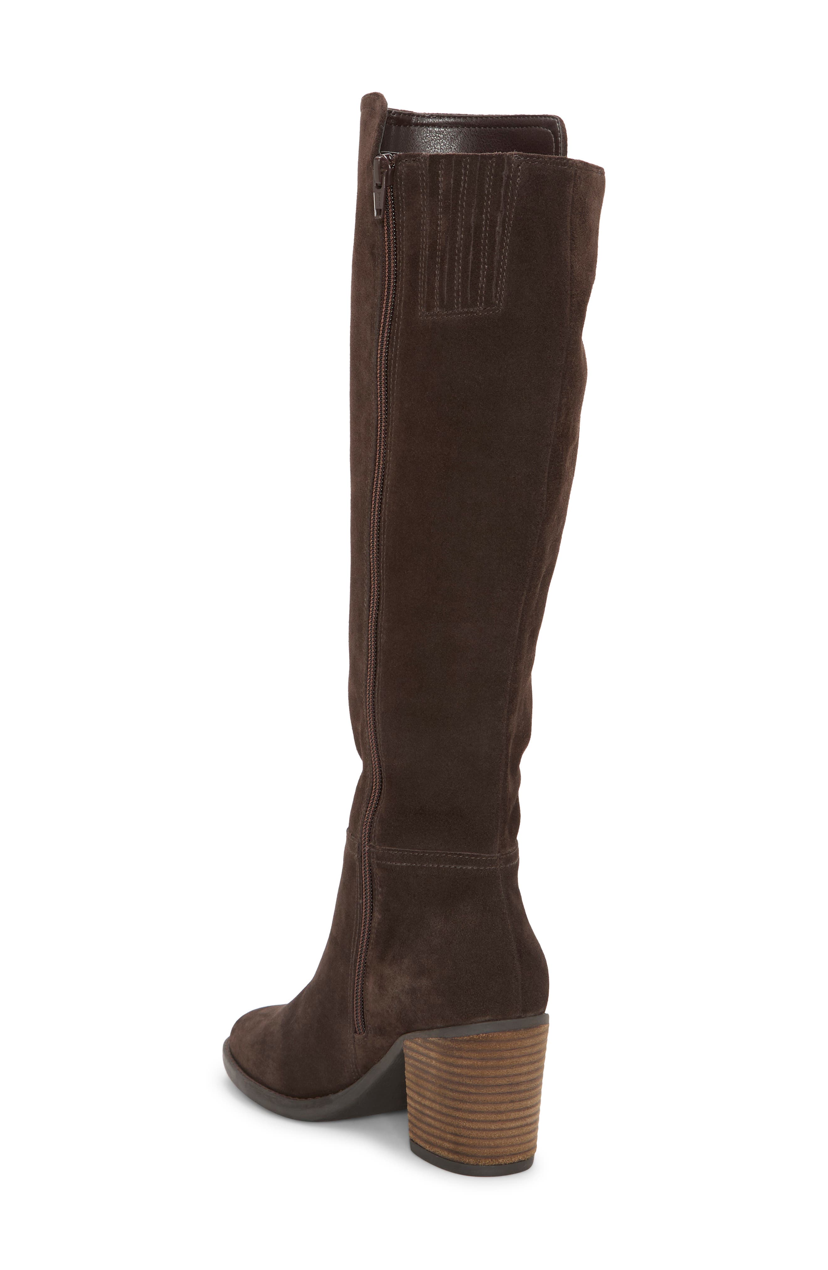Bonnay Knee High Boot, Alternate, color, DARK CHOCOLATE