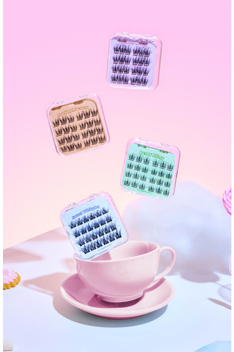 The Sweet Treats Bundle of Fluffy Bakery Collection Pre-Glued 24-Hour Wear Lashes, Alternate, color, Black