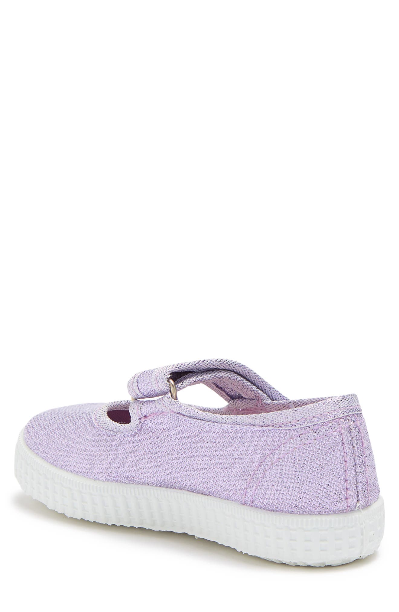 Cienta Mary Jane Sneaker, Alternate, color, Lilac Metallic