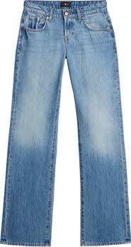 7 For All Mankind Low Straight Leg Jeans