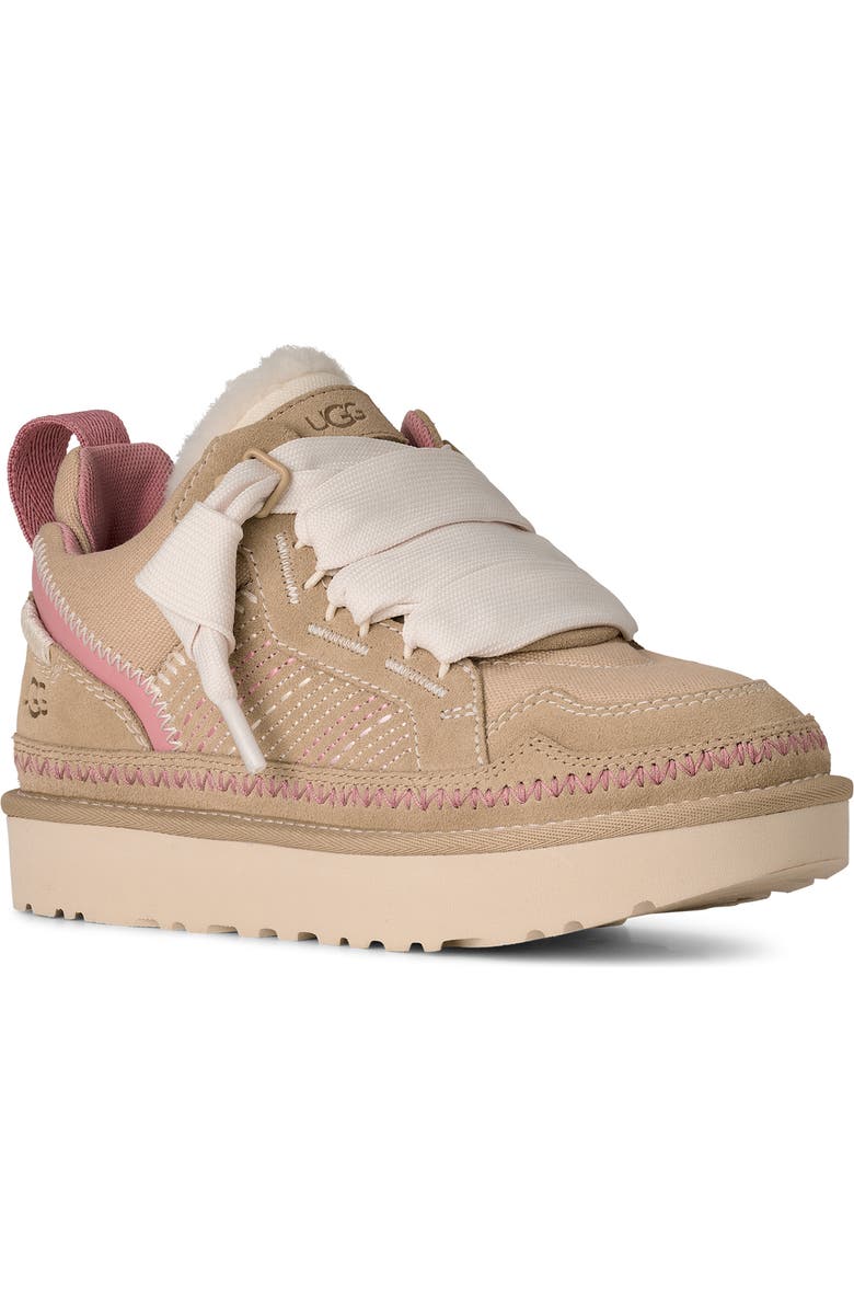 UGG<sup>®</sup> Lowmel Meadow Sneaker, Main, color, Sand Castle